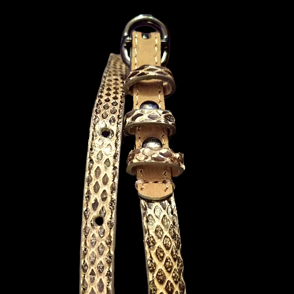 JCREW 🛟Skinny Snakeskin Belt🛟Size L